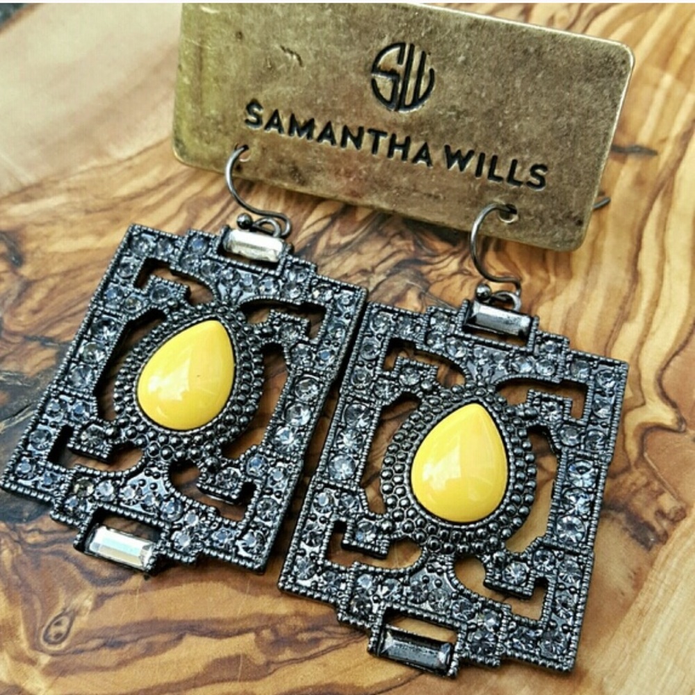 Samantha Wills Hematite Earrings!